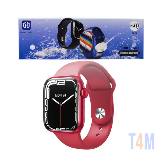 HIwatch Sport Smartwatch T700 Pro Max Series 7 1.86" 2.5D Red